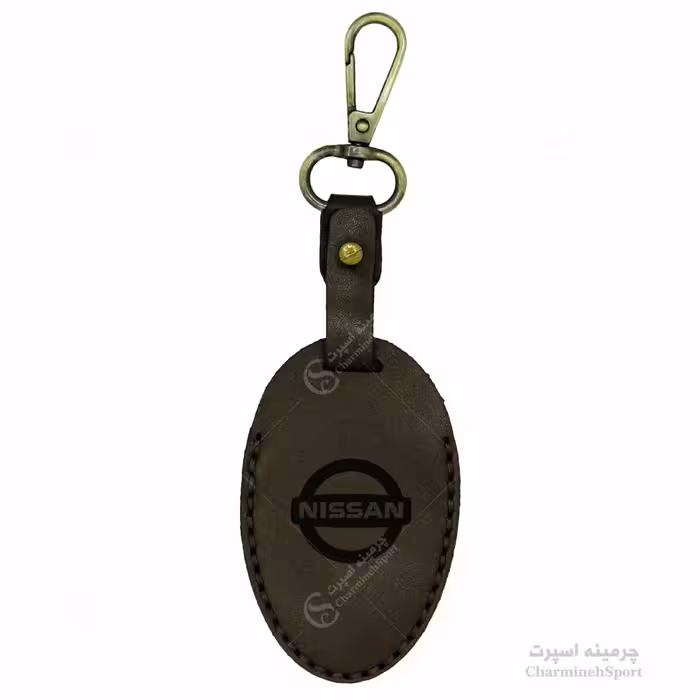 جاسوییچی چرم طبیعی گاوی قهوه ای مناسب نیسان جک ایکس تریل
