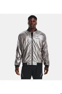 کاپشن ورزشی خاکستری مردانه ژاکت بمب افکن پروژه Rock Disrupt Under Armour