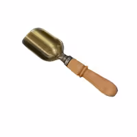 سرتاس ادویه دسته چوبی و پیمانه فلزی رنگ ثابت