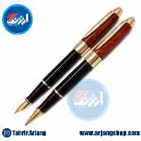 خودنویس و روان نویس ایپلمات مدل 2000 طرح چوب