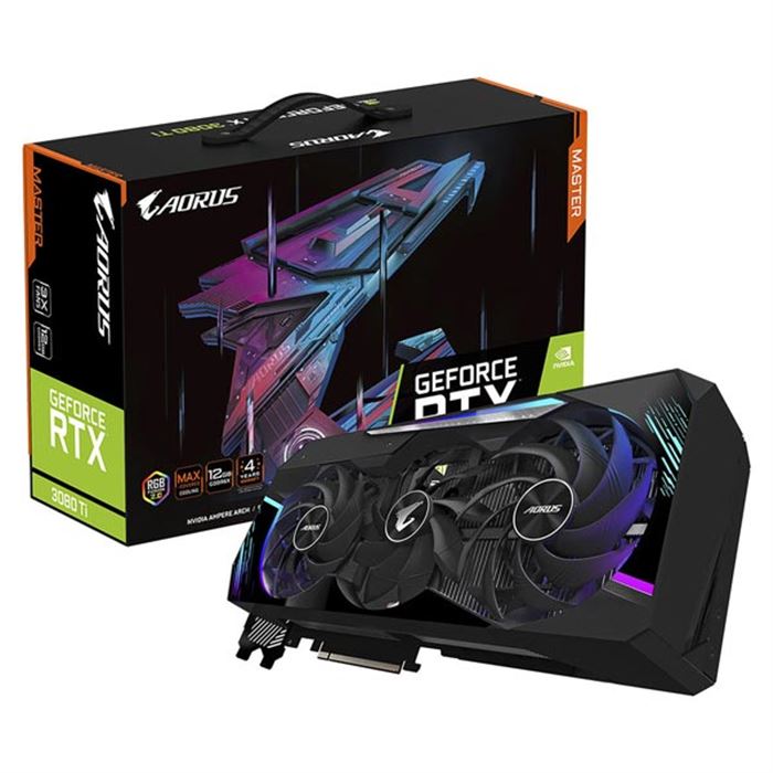 کارت گرافیک گیگابایت AORUS GeForce RTX 3080 Ti MASTER 12G