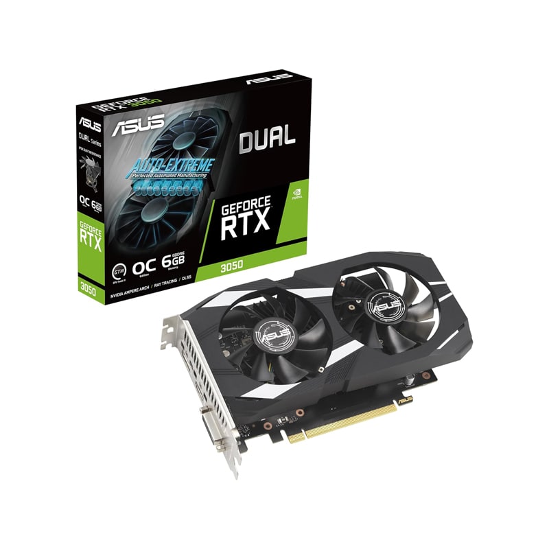 کارت گرافیک  پلیت مدل Dual GeForce RTX3050 OC Edition GDDR6 حافظه8گیگابایت