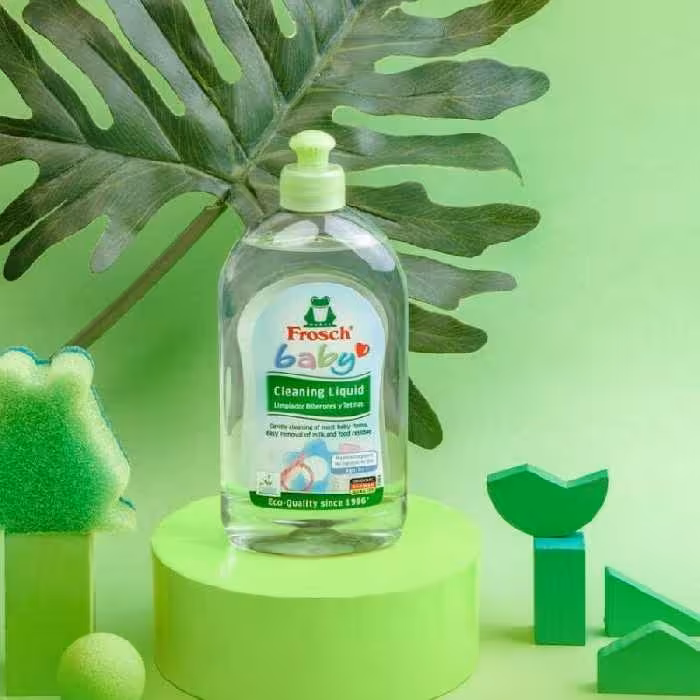 مایع استریل و ضدعفونی کننده ظروف کودک فرش frosch حجم500 میلی لیتر