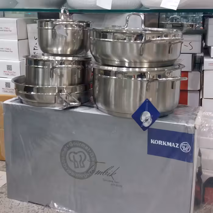 سرویس9پارچه تمام استیل کرکماز ترکیه