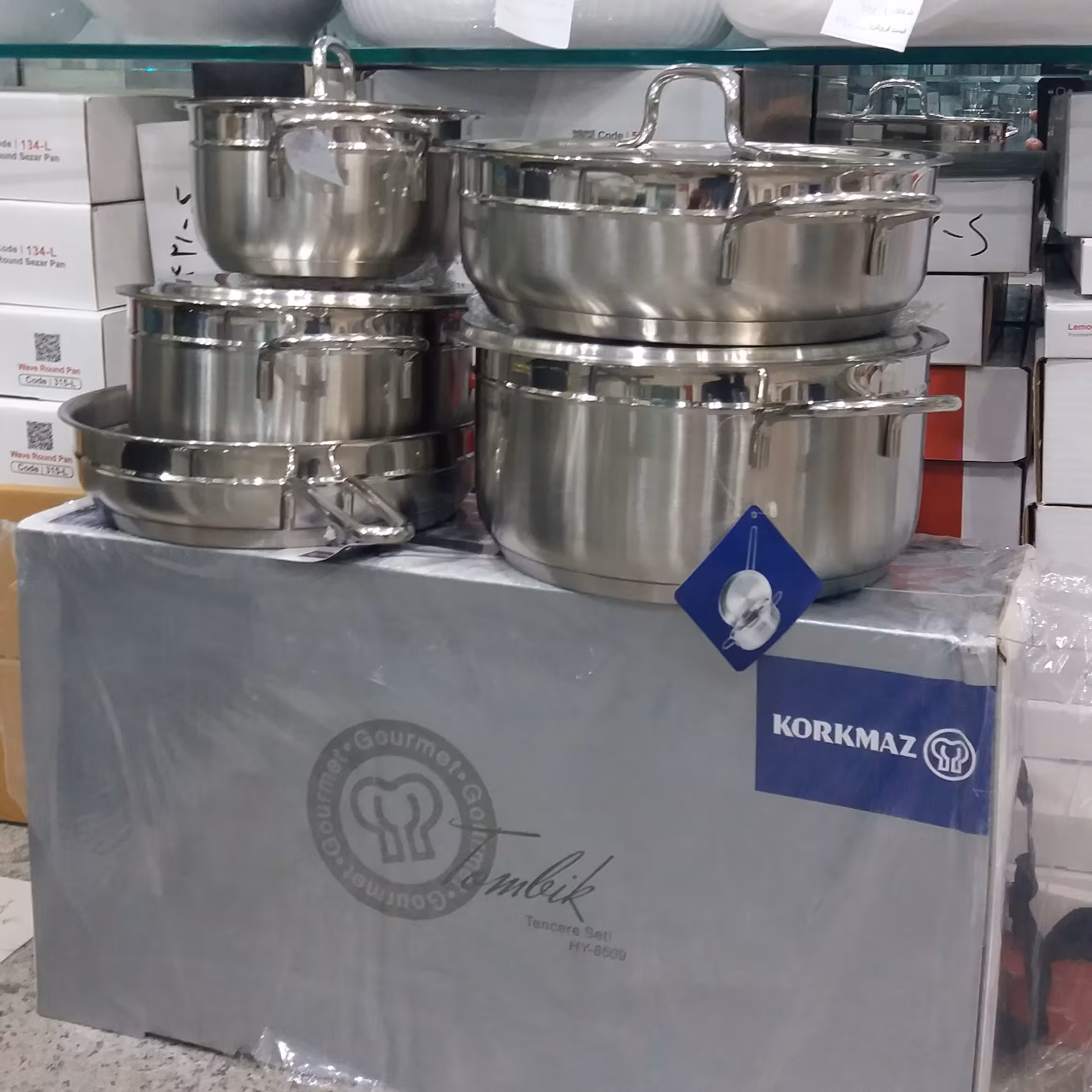 سرویس9پارچه تمام استیل کرکماز ترکیه