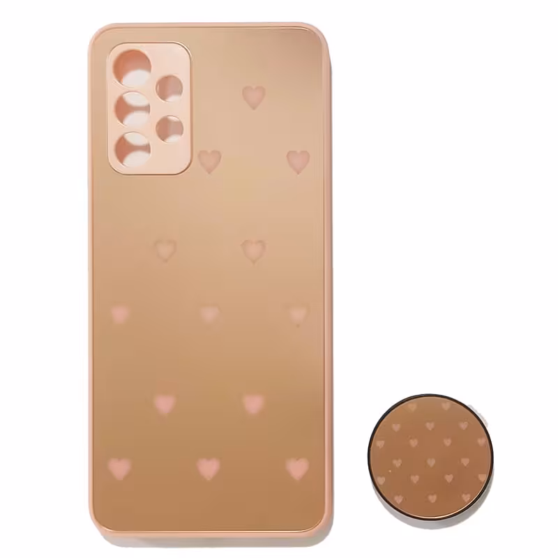 قاب آیینه ای قلب پاپ سوکت دار سامسونگ SAMSUNG Galaxy A32 4G