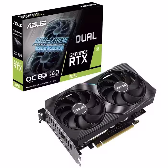 کارت گرافیک ایسوس ASUS Dual GeForce RTX 3050 OC Edition 8G