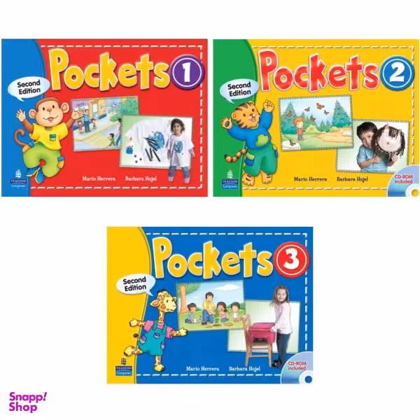کتاب Pockets اثر Barbara Hojel انتشارات پرسون 3جلدی