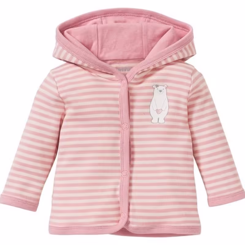  سویشرت نخی نوزادی راه راه  دخترانه6 تا 12 ماه برند لوپیلو آلمان پوشاک کودک نیکا