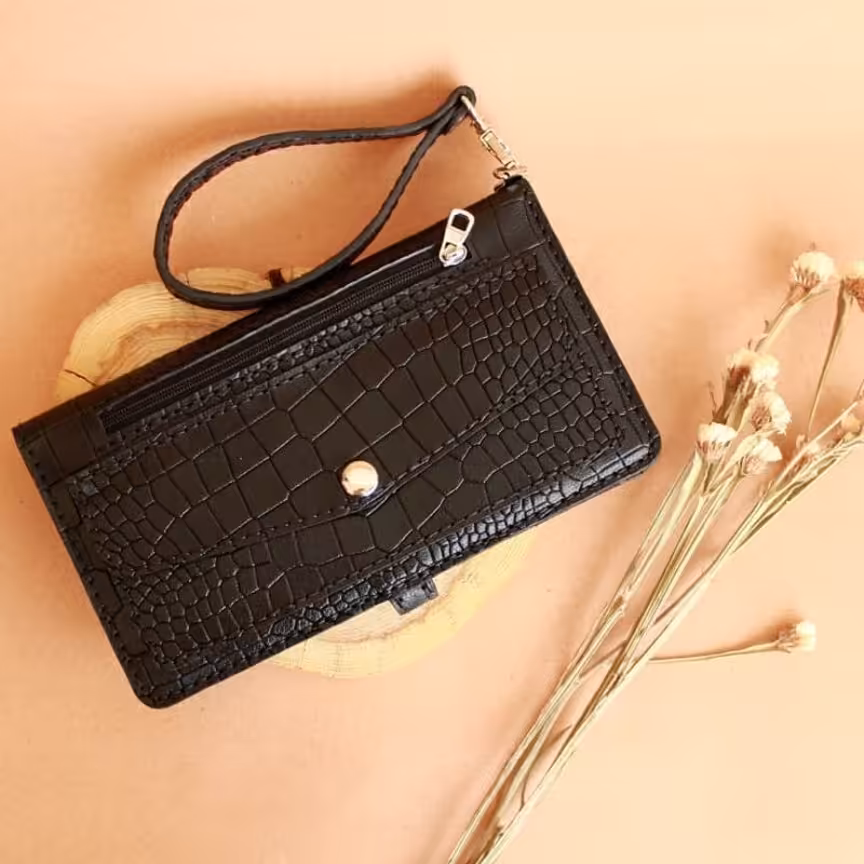 کیف پول چرمی دستدوز آسا