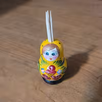 ماتروشکای روسی طرح جای خلال دندان، هنر دستی ماتریوشکا روسی