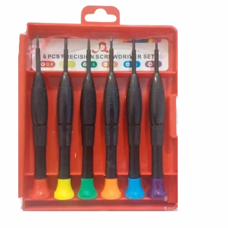 مجموعه 6 عددی پیچ گوشتی مناسب موبایل و ساعت

