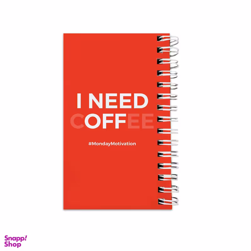 دفترچه یادداشت ۶۴ برگ مدل To Do List طرح need coffee کد 19470
