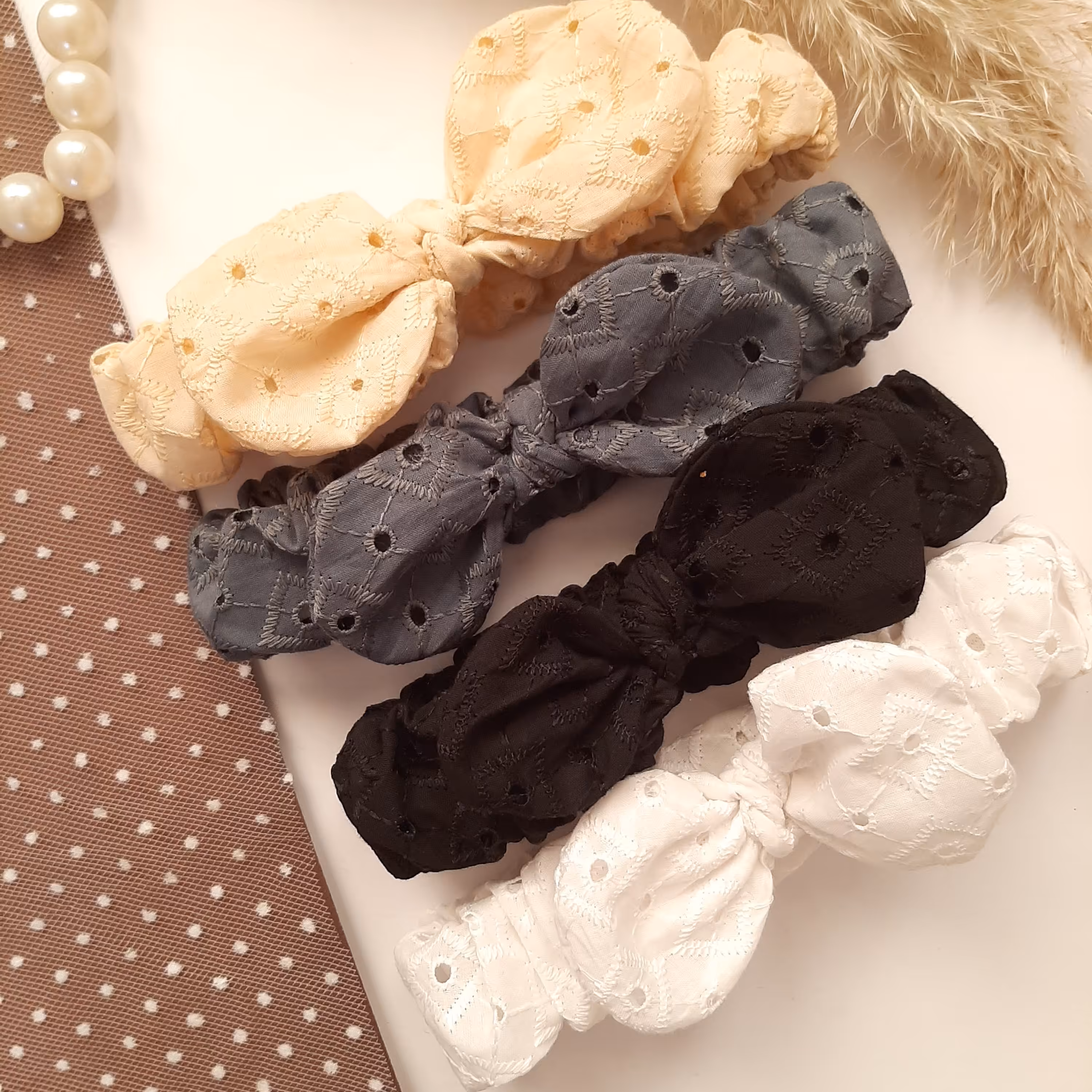 هدبند  خامه دوزی (نوزادی تا بزرگسال)