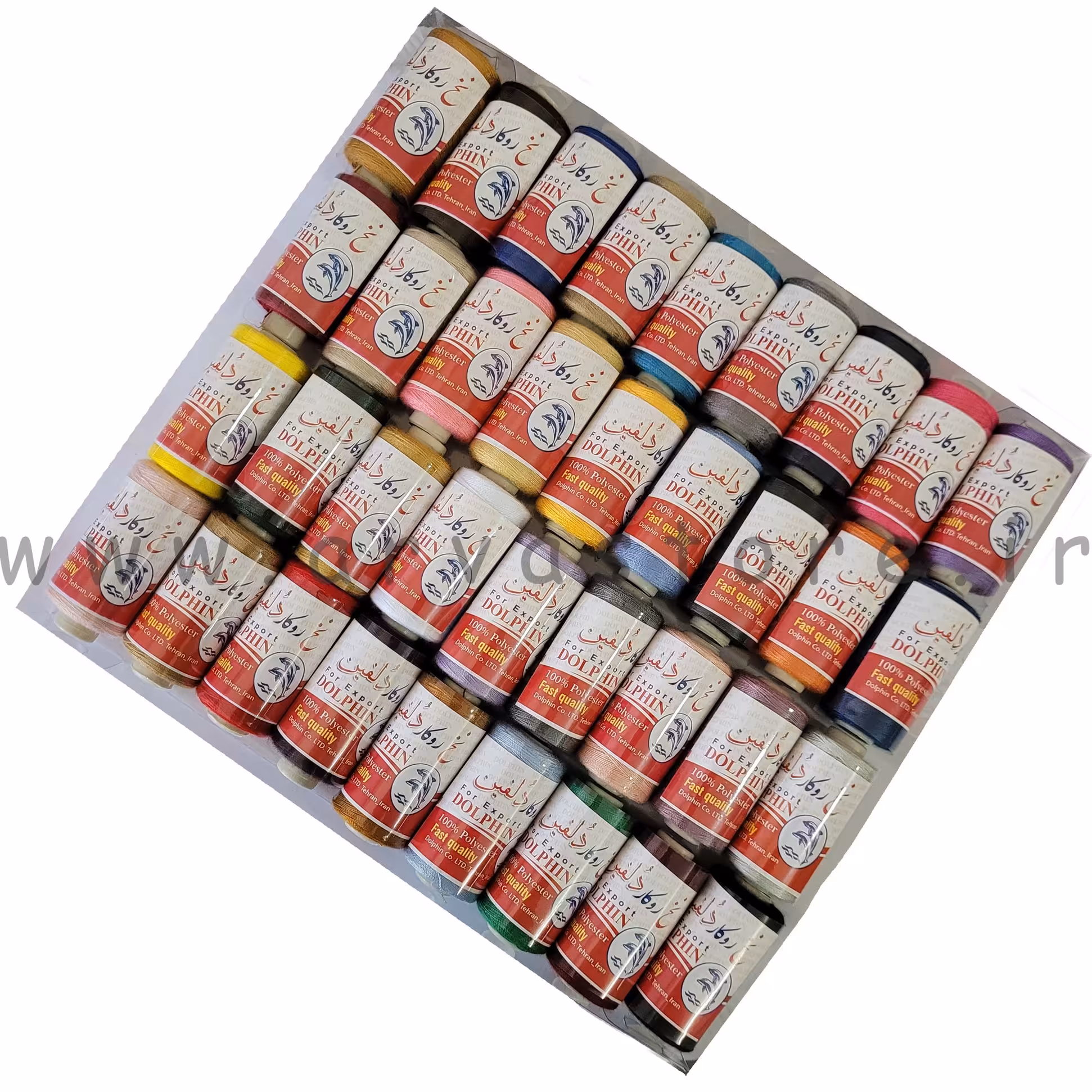 نخ روکار دلفین بسته 36 عددی