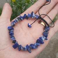 دستبند سنگ سودالیت کد 66