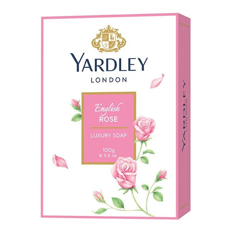 صابون گل رز انگلیسی یاردلی Yardley English Rose وزن 100 گرم
