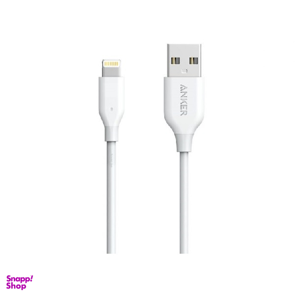 کابل تبدیل USB به Lightning انکر (Anker) مدل A8111 Powerline به طول 90cm