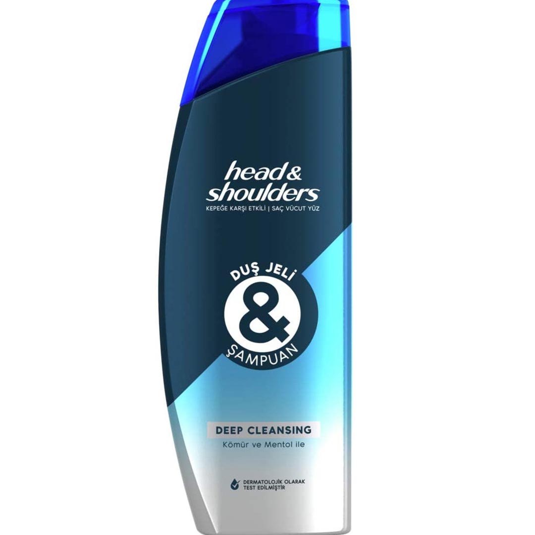 ژل دوش و شامپو ضدشوره 360 میلی لیتر هد اند شولدرز مدل Head Shoulders Deep Clea