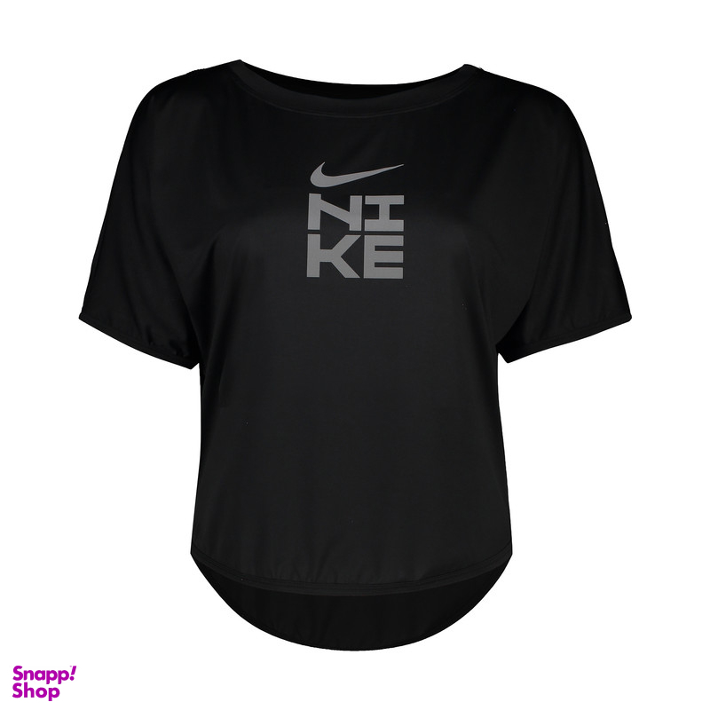 تیشرت ورزشی زنانه طرح نایک کد 02 Nike رنگ مشکی