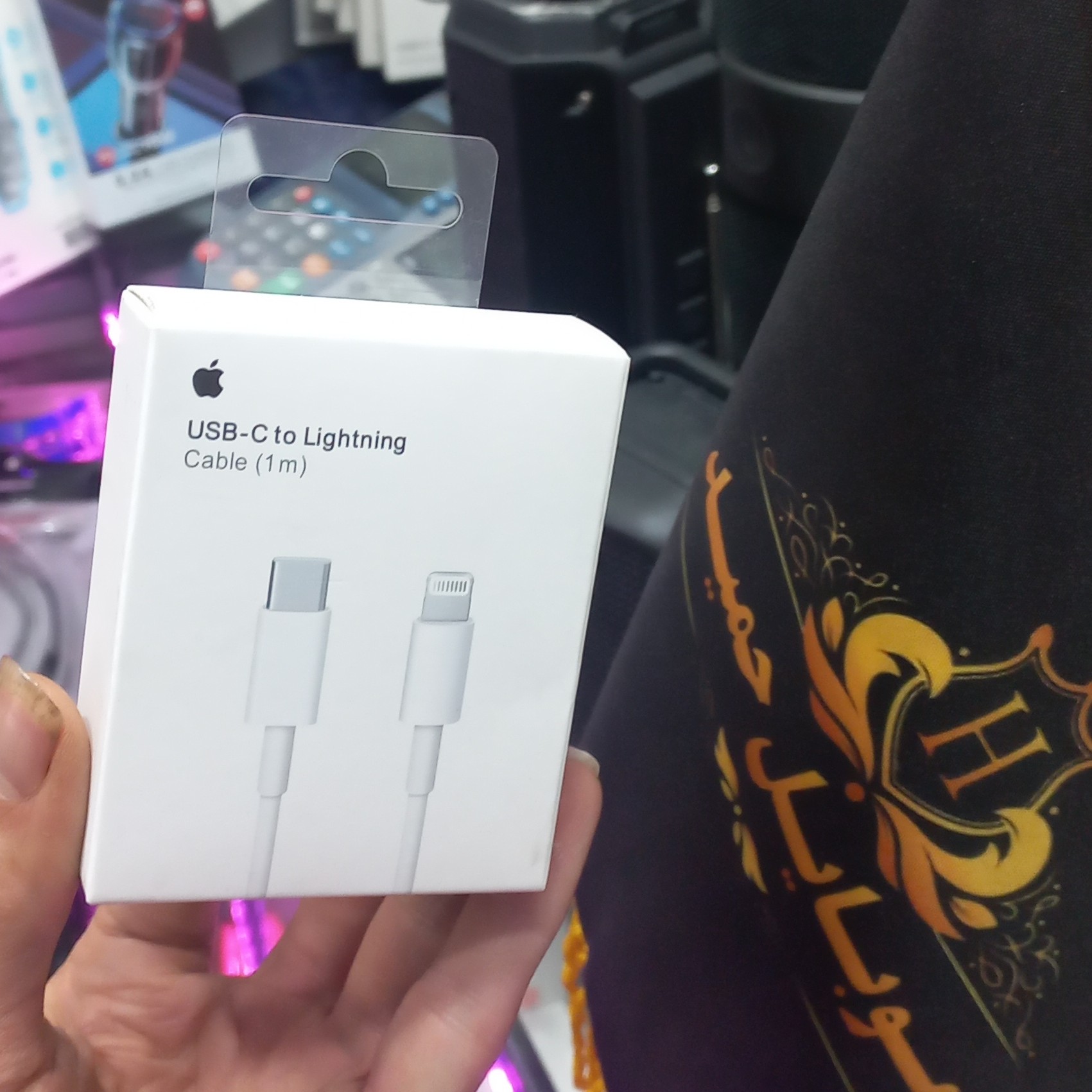 کابل شارژر آیفون x ب بالااورجینال پک مادر شیلدارارسال رایگان 1سال گارانتی کابل شارژآیفون لایتینگ تایپ سی ایفون13