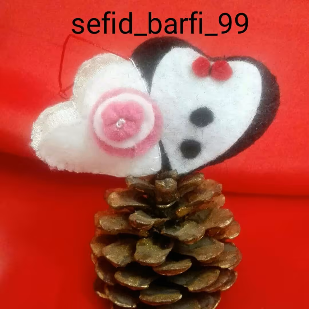 گیفت عروس و داماد نمدی ،5 جفت در یک بسته شامل ده عدد  48000 هزار تومان