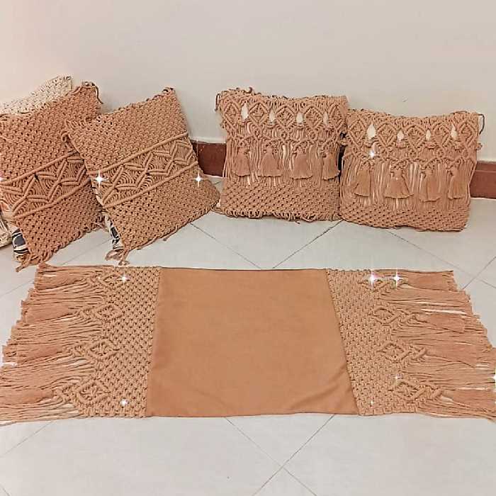 کوسن مکرومه کد 2