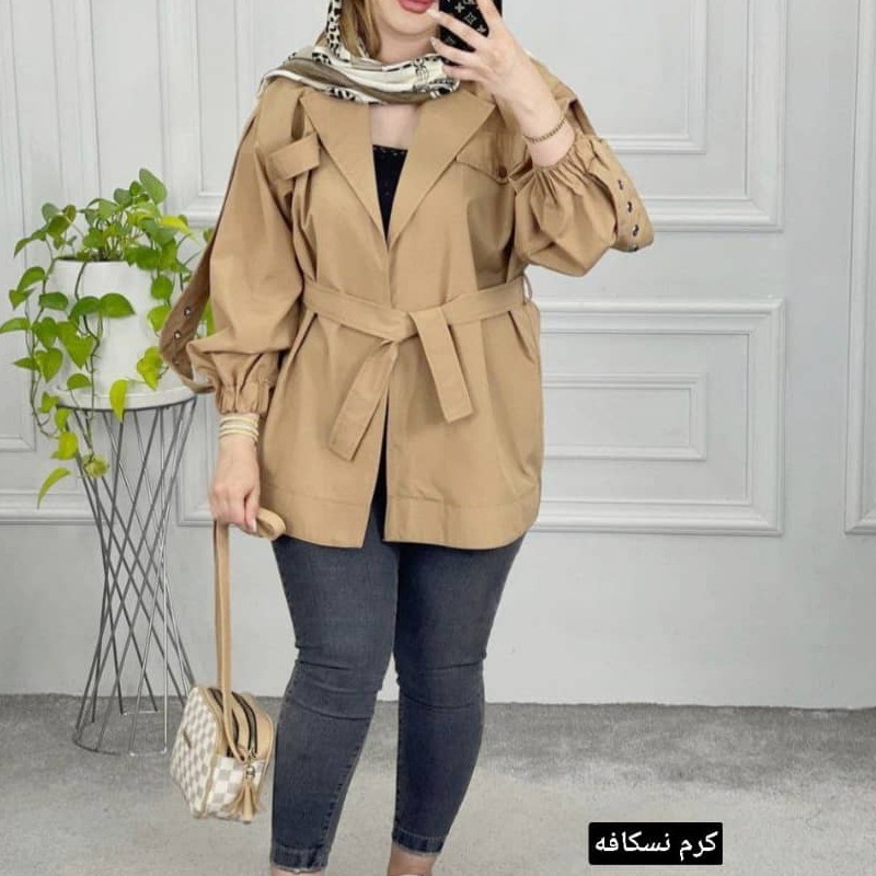 کت آستین پرچ داکرون مرغوب