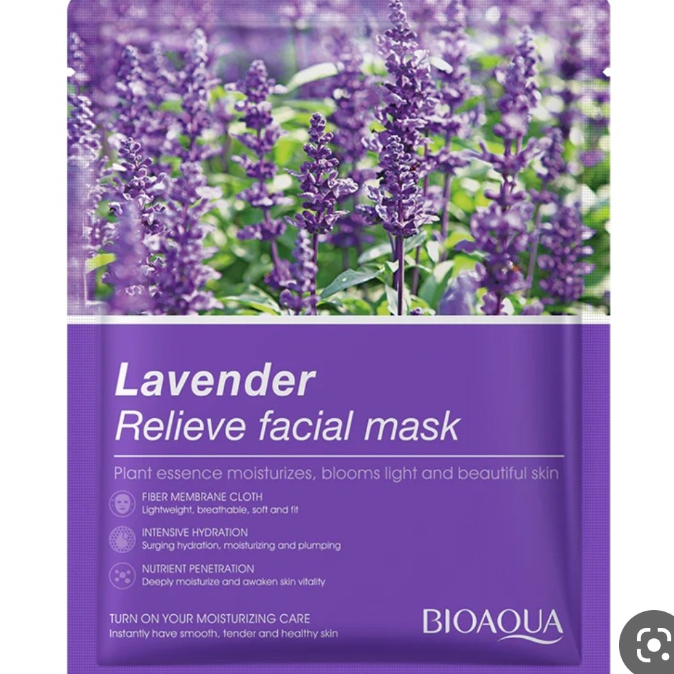 ماسک ورقه ای گیاه اسطوخودوس بیوآکوا