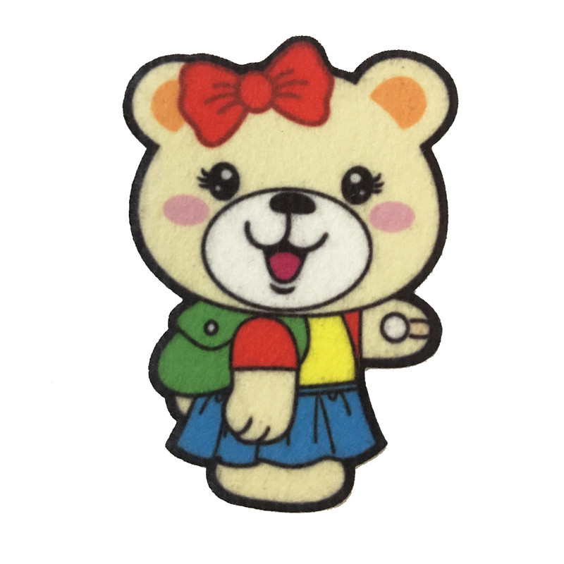 استیکر پارچه و لباس مدل خرس مهربون کد 1