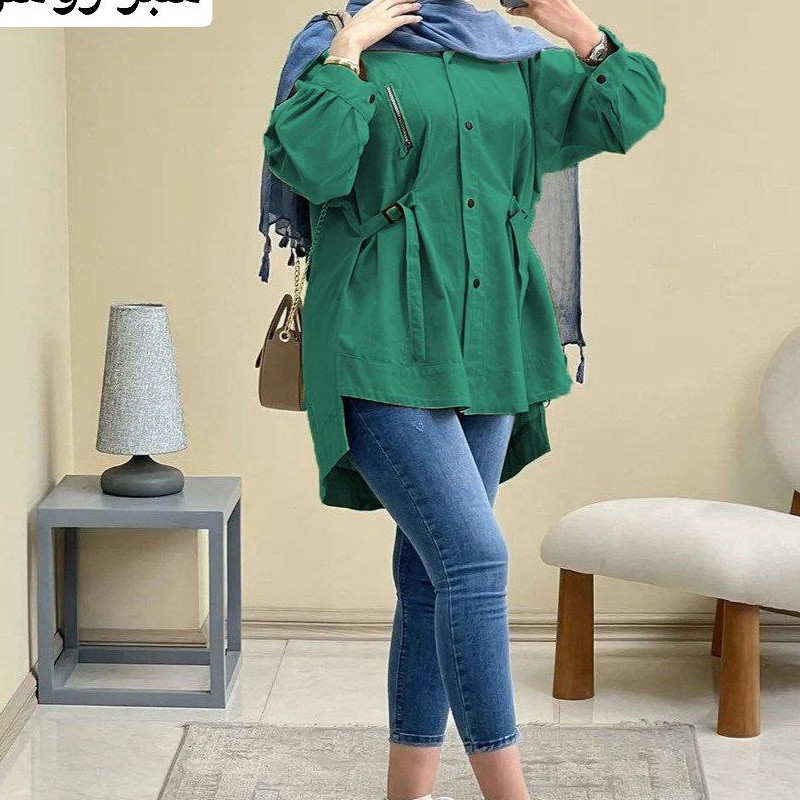 مانتو کمر سگگ دار مانتو میکرو مانتو دکمه دار