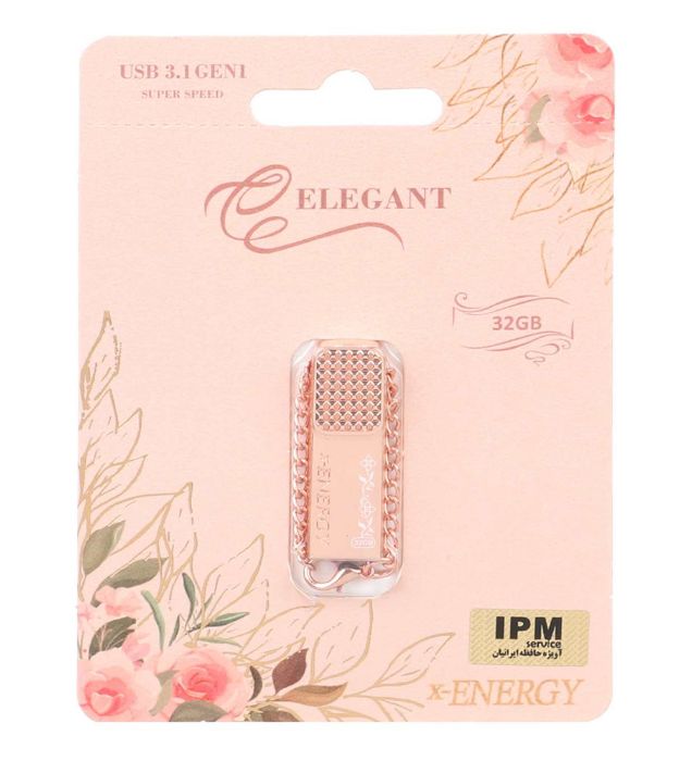 فلش مموری ایکس انرژی مدل ELEGANT USB3.1 ظرفیت 32 گیگابایت
