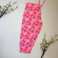 شلوارک بلند وارداتی(ارسال رایگان) اچ اند ام اورجینال محصول بنگلادش سایز  لارج رنگ صورتی طرح فلامینگو 