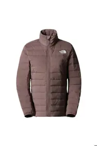 کاپشن چند رنگ زنانه مانتو قهوه ای استرچ داون Belleview The North Face