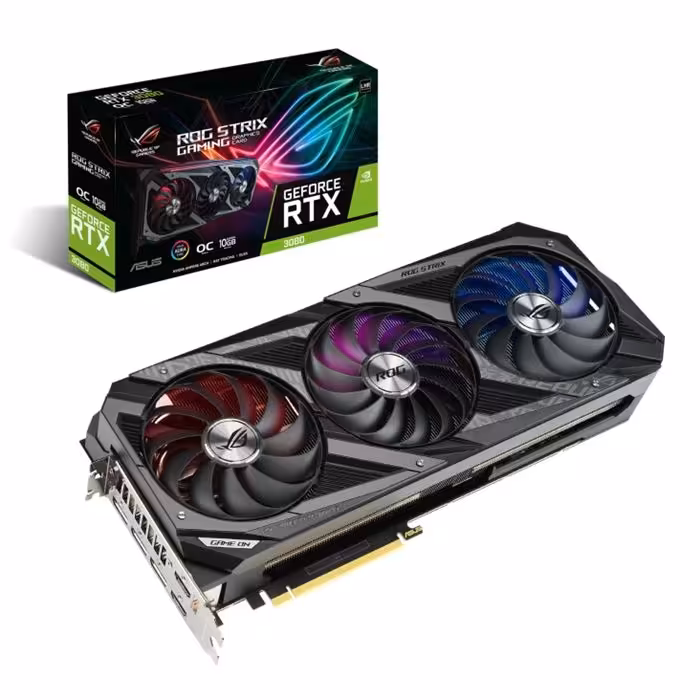 کارت گرافیک ایسوس GeForce ROG STRIX RTX 3080 O10G V2 GAMING 10G