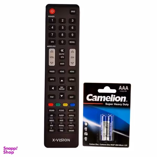 ریموت کنترل ایکس ویژن مدل 2261 به همراه باتری