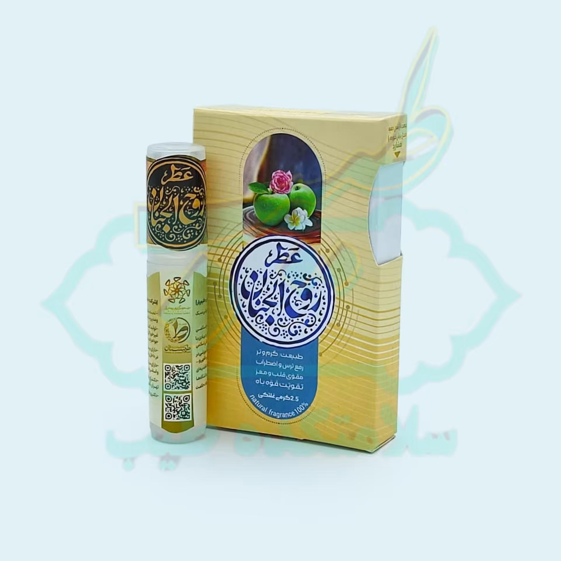 عطر روح الجنان 2.5 گرمی دو و نیم گرمی غلطکی طیبستان 