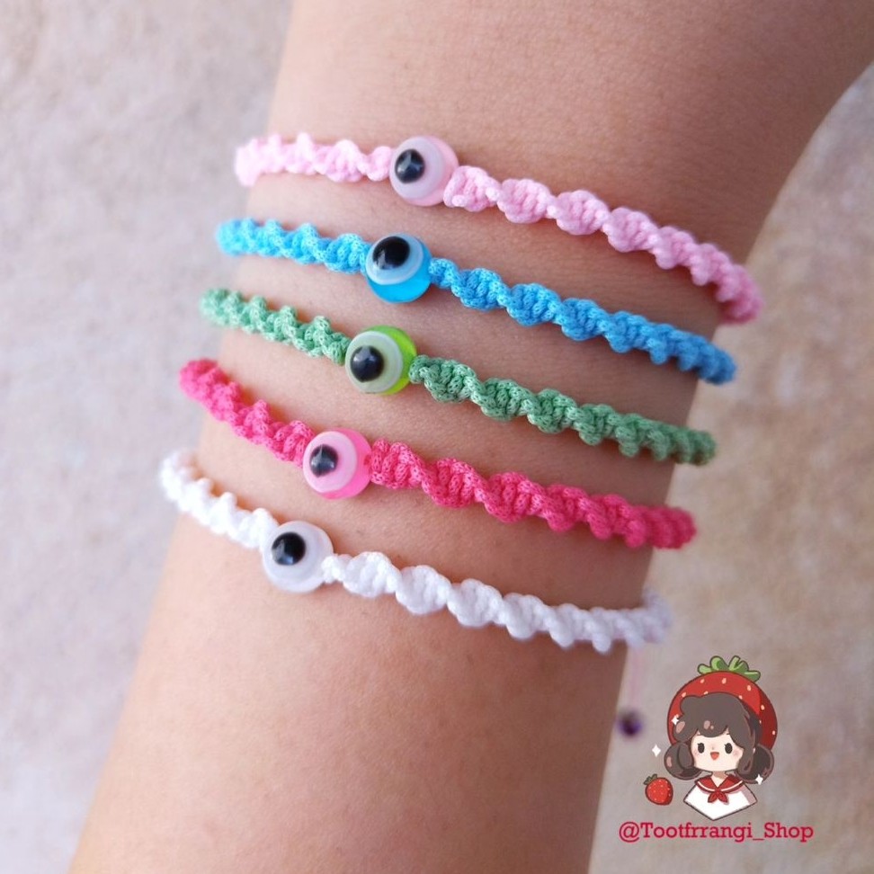 دستبند چشم نظر بافت