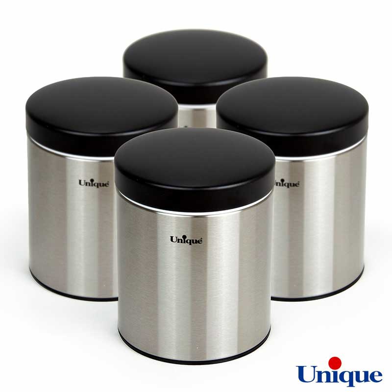 سطل حبوبات استیل یونیک سایز 1.8 بدون پنجره 4460