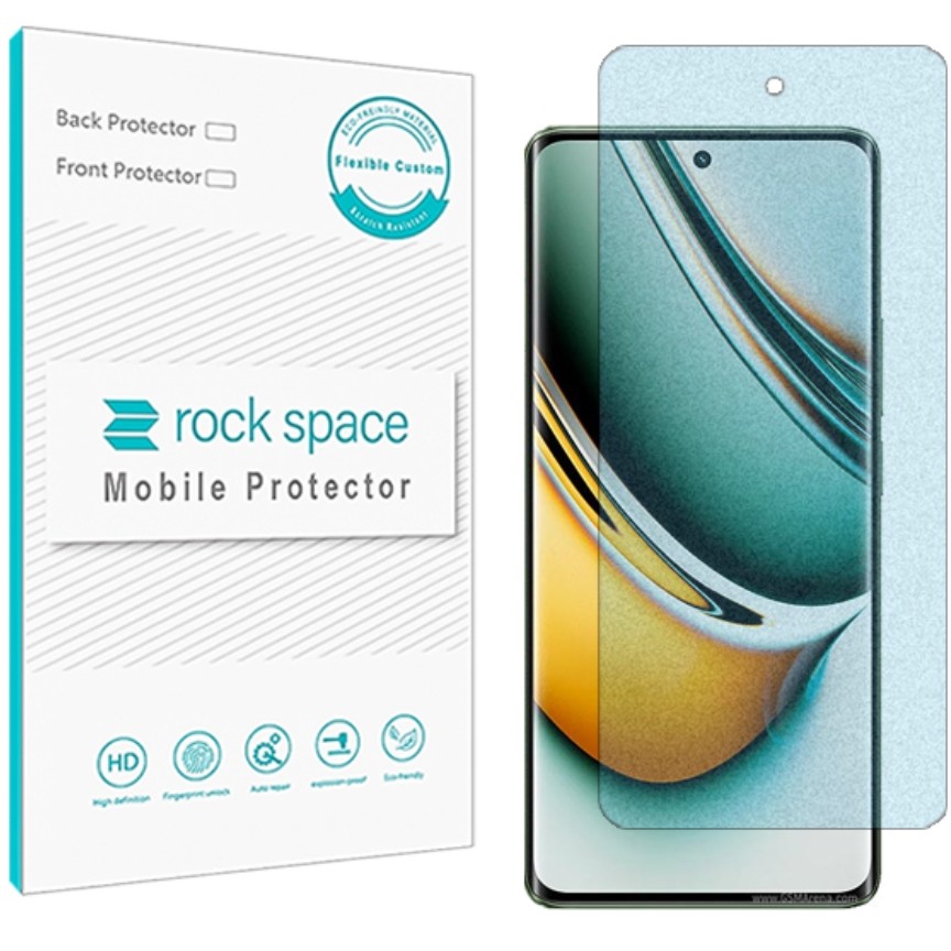  گلس نانو مات بلوکات (ضد اشعه آبی) و ضد ضربه گوشی ریلمی 11 Pro برند راک اسپیس   