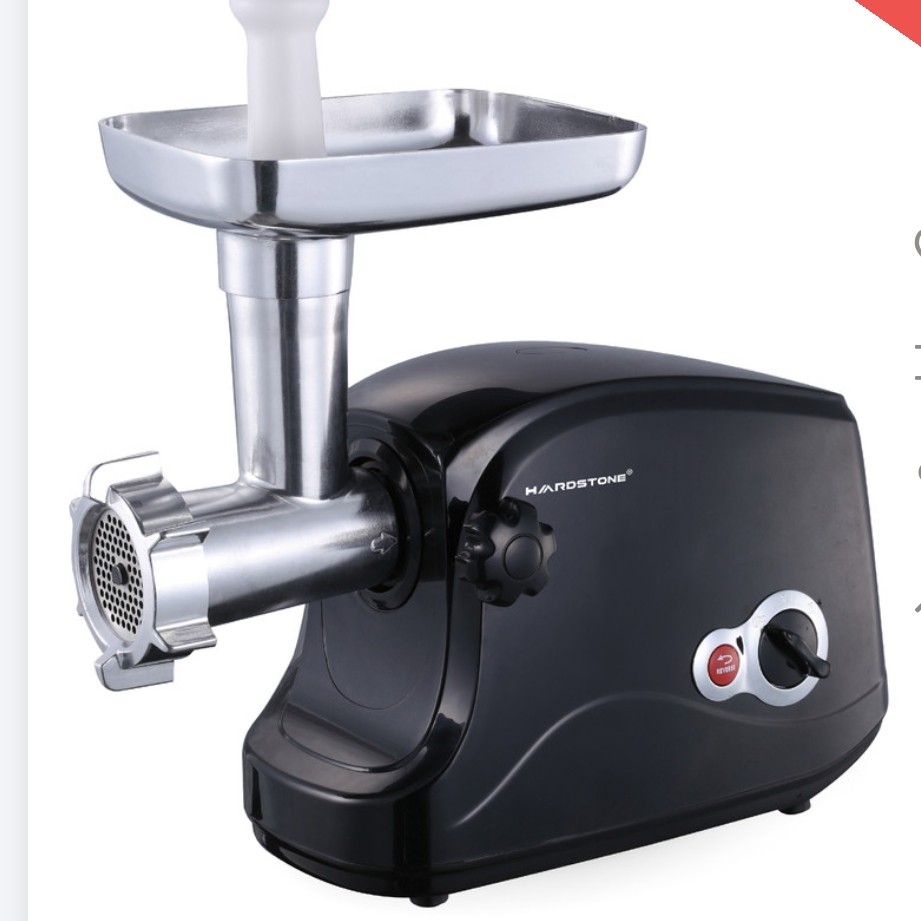 چرخ گوشت هاردستون مدل MGP5003 رنگ مشکی(هزینه ارسال پس کرایه و بعهده خریدار میباشد)