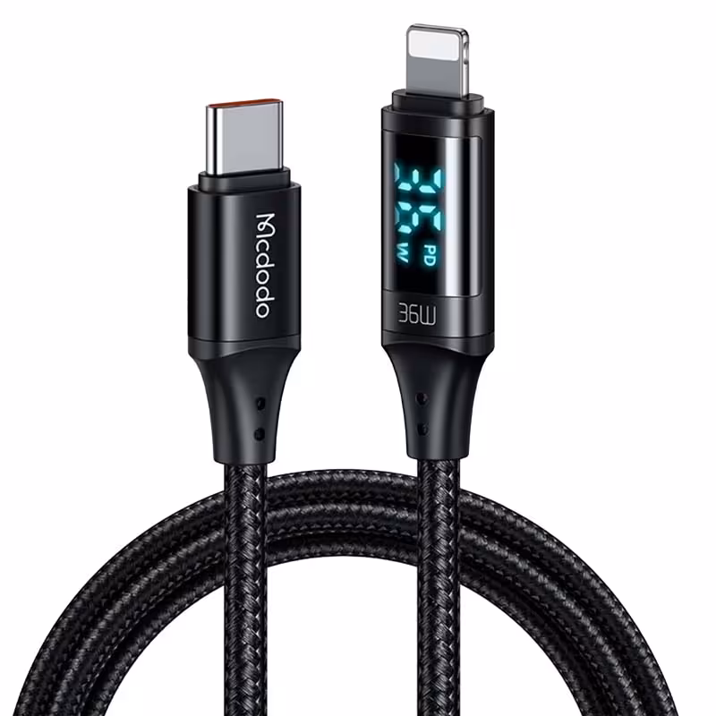 قیمت کابل تبدیل Type-C به لایتنینگ Mcdodo 36W - ایسل
