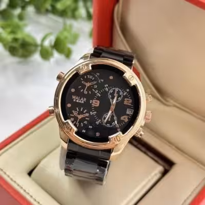 ساعت مردانه والار مشکی WALAR