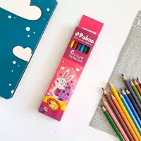 مدادرنگی6رنگ مقوایی پالمو