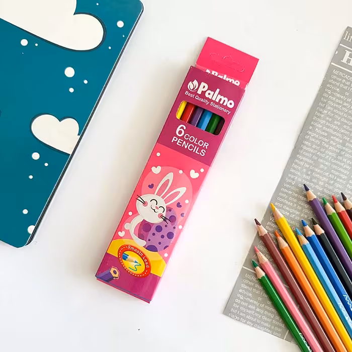 مدادرنگی6رنگ مقوایی پالمو