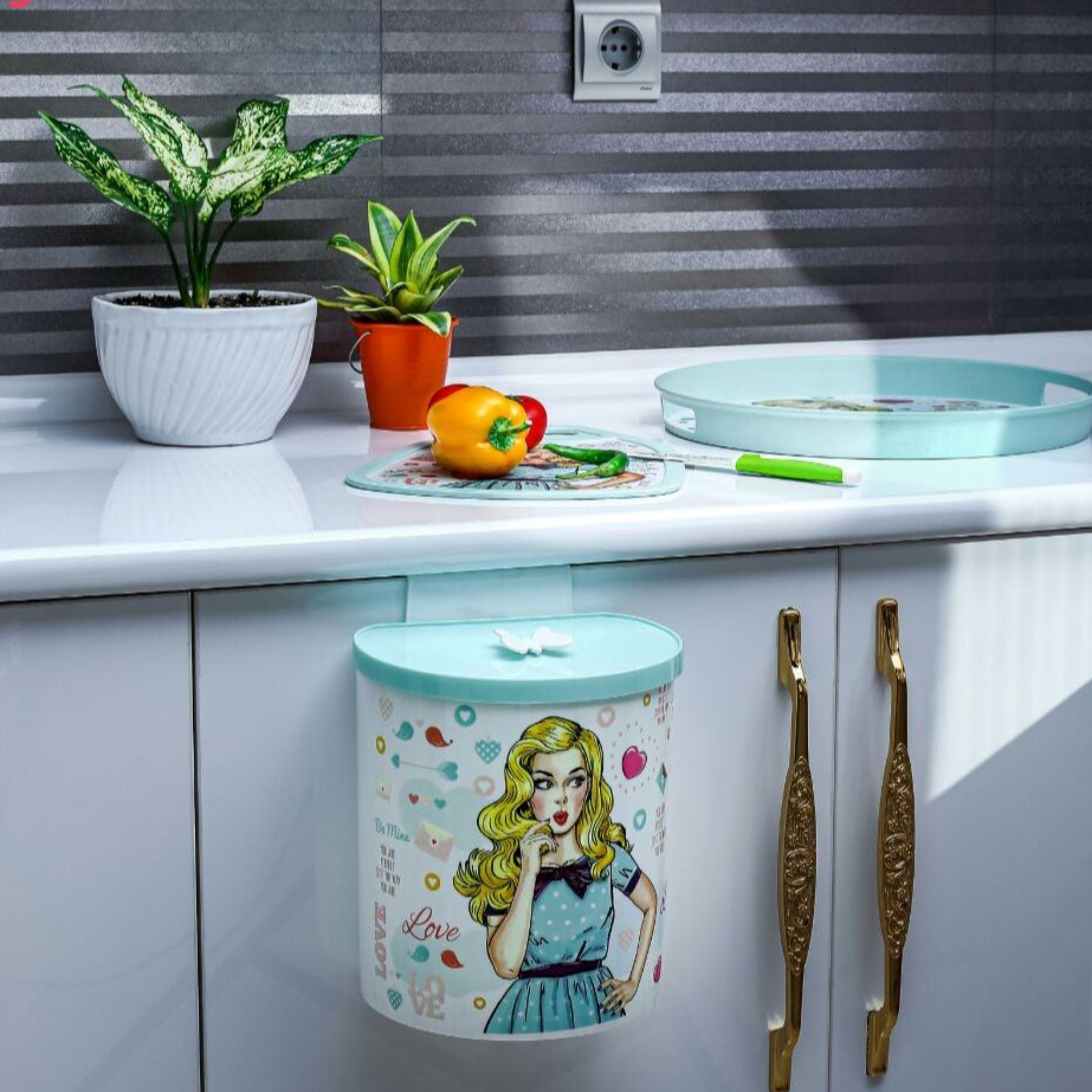 سطل زباله کابینتی کد 1403