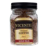 قهوه فوری گلد ریچ 100 گرمی VICENTE با کافئین بیشتر 
