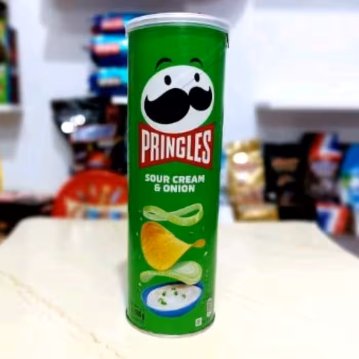 چیپس پرینگلز طعم خامه ترش 165گرمی