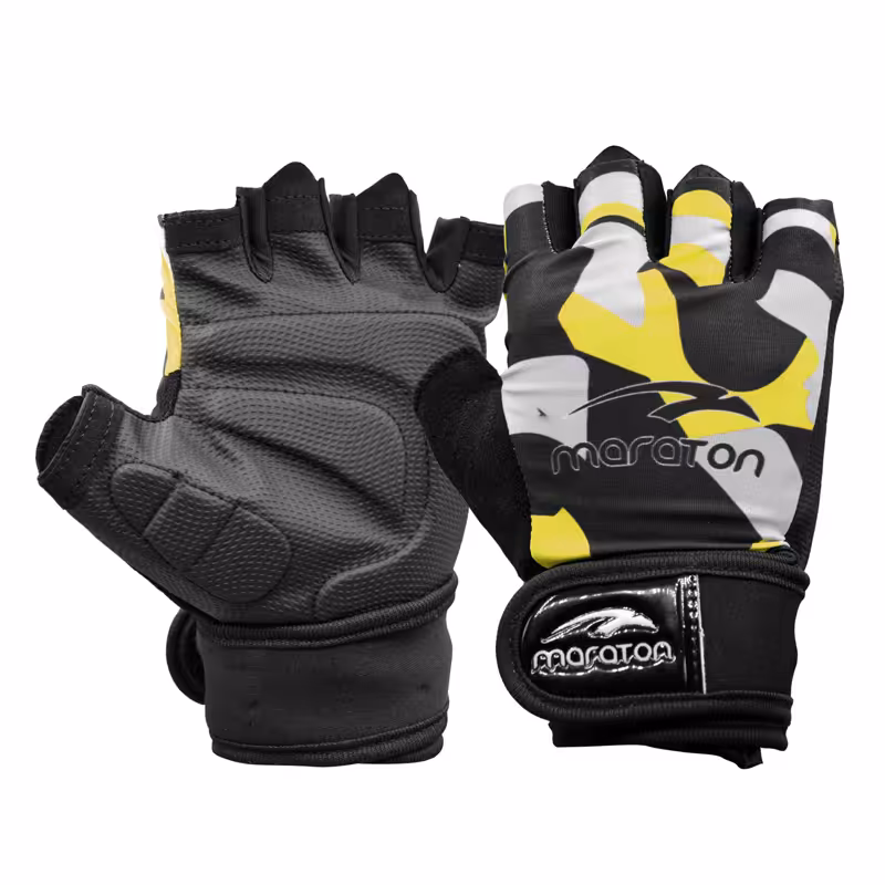 دستکش بدنسازی زنانه ماراتن مدل 402P295 فسفری