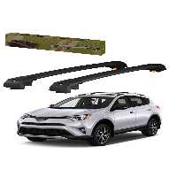 جعبه بار سقفی خاکستری TOYOTA RAV4 XA40 سازگار 2013 2018 حامل قفل شده جستجو دریا PEAL BAR Thunder